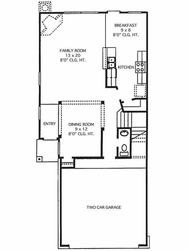 New 2Story House Plans in Humble TX The Meadowbank at