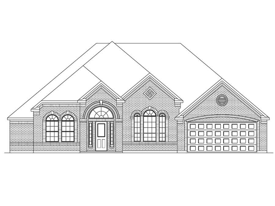 New Single Story House Plans In Tx The Stanway At