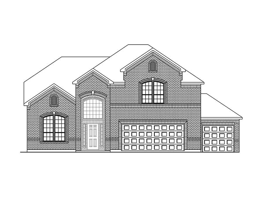 New 2 Story House Plans In Mont Belvieu Tx The Morton At